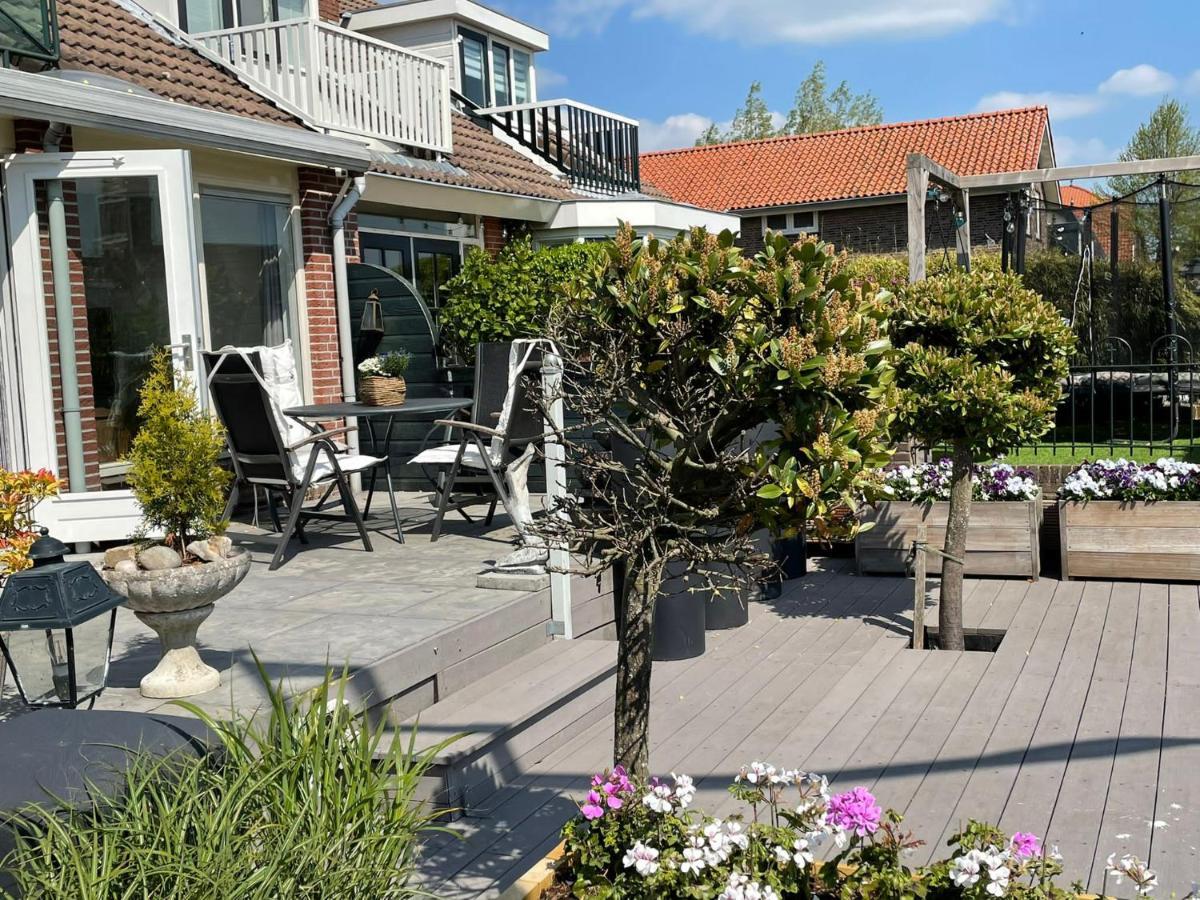Guesthouse Bednboot Met Terras Aan Het Water Rijpwetering Eksteriør billede